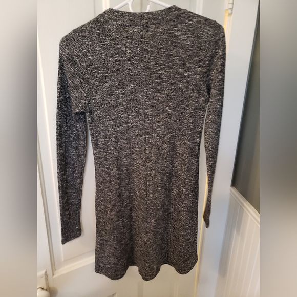 Topshop Grey Heather Mock Neck Dress - Picture 5 of 7